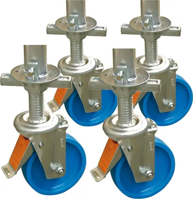 Immagine prodotto di Fahrrollensatz Ø 150mm 4 Stück höhenverstellbar für KRAUSE ClimTec  Protec,