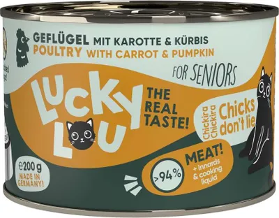 Produktbild von Lucky Lou Dose Lifestage Senior Geflügel 200g