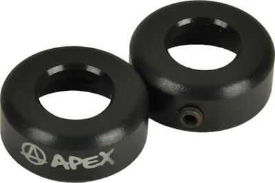 Produktbild von Apex schraubbare Alu Barends Endkappen schwarz