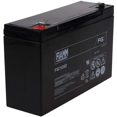 Image de Batterie de remplacement pour FIAMM voiture pour enfant Kinder-Quad 6V 12Ah (substituts 10Ah)