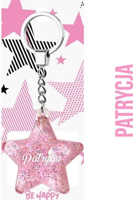 Obrázek produktu pro Přívěsek na klíče „Vánoční hvězda“ Patrycja – Be-Happy Gifts