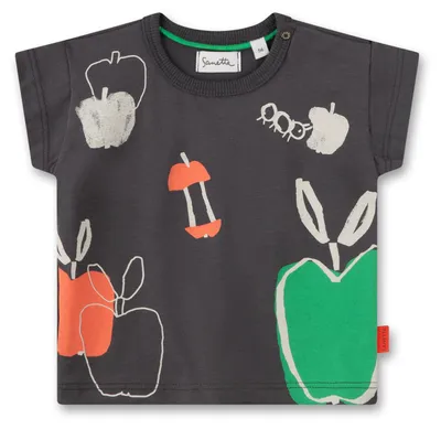 Produktbild von Sanetta Pure Jungen T-Shirt grau Apfel 62