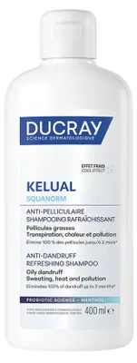 Produktbild von Ducray Kelual Squanorm Erfrischendes Shampoo 400 ml