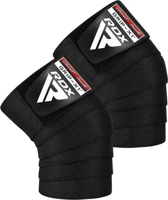 Produktbild von RDX Kniebandagen Krafttraining, Kniebandagen Kraftsport, Frauen Männer