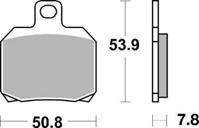Produktbild von sbs Bremsbeläge Satz für YAMAHA MOTORCYCLES YP 730LS