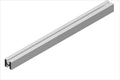 Obrázek produktu pro FVE Hliníkový montážní H profil 40x40mm, 4,4m, délka 4400mm pro M10 hlavu