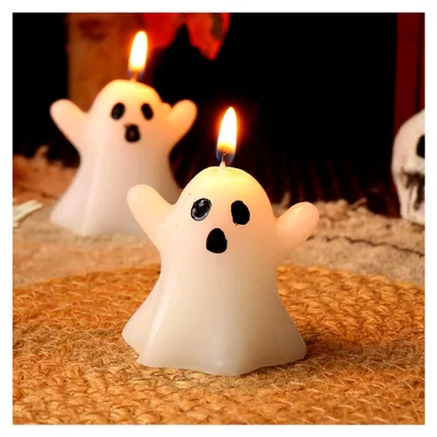 Produktbild von Geisterkerzen für Halloween | Gruselige Kerzen für die Partydekoration