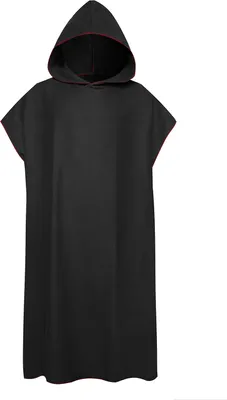 Produktbild von Surf Poncho Wickeltuch Schnelltrocknende Robe mit Kapuze Mikrofaser Stranddecke Badetuch Badetuch Neoprenanzug Strandponcho fš¹r Erwachsene