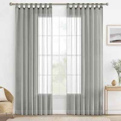 Produktbild von Elegante graue Vorhänge 140x225cm Stoff
