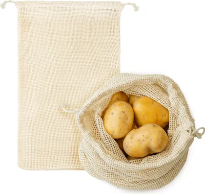 Zdjęcie produktu dla Torba na zakupyecru 30×45 cm – ekologiczna, wielorazowa torba na warzywa i zakupy