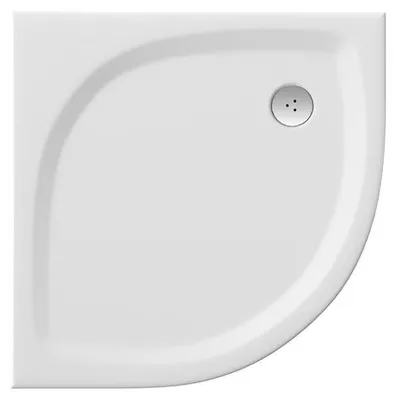 Imagen del producto de Bandeja de ducha semicircular Ravak Galaxy Pro, 90 x 90 x 3 cm, blanca, brillante, modelo XA237711010B
