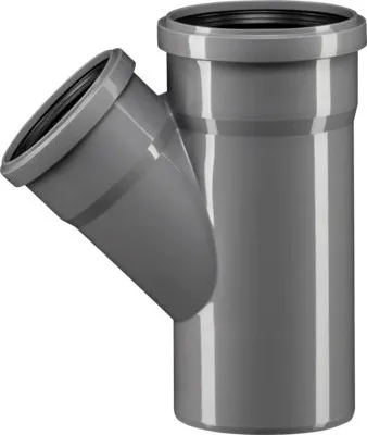 Produktbild von HT-EA Einfachabzweig 45° DN110/90 mm