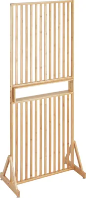 Produktbild von WENKO Bambus Raumtrenner mit Ablage Kailua in Braun 72 x 178 x 40 cm
