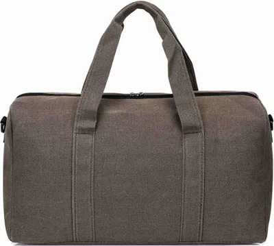 Imagen del producto de Bolso de viaje tipo duffel grande, de lona, ideal para actividades al aire libre, deportes y gimnasio, para hombres y mujeres