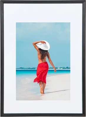 Produktbild von TOLEDO Alurahmen Moderner Aluminium mit Echtglas Bilderrahmen für Ihre Bilder Photoframe - Farbe: Schwarz | Format: 21x30 A4