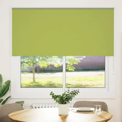 Produktbild von vidaXL Verdunkelungsrollo Grün 145x175cm Stoffbreite 141,6cm Polyester