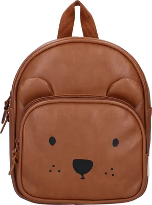 Produktbild von Vadobag Rucksack Porto Beary Excited aus veganem Leder mit Bärchen-Motiv Cognac One Size
