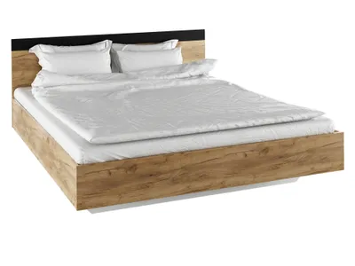 Obrázek produktu pro Kondela Postelový rám Gabriela 180 - dub artisan / antracit