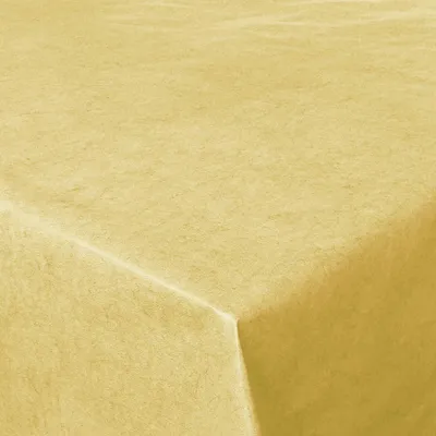 Produktbild von PVC Tischdecke Marble Gelb Wachstuch Uni marmoriert · Breite & Länge wählbar · abwaschbare Tischdecke , Größe:140 x 2500 cm