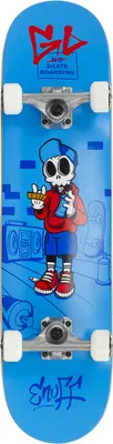Zdjęcie produktu dla deskorolka Skully75 x 18,4 cm niebieska