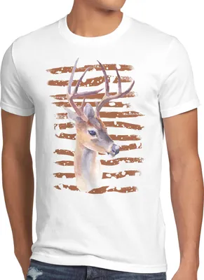Produktbild von style3 Wild Herren T-Shirt reh rudel wald wildnis forst
