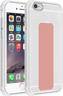 Produktbild von Cadorabo Schutzhülle für Apple iPhone 6 / 6S Hülle in Rosa Etui TPU Silikon Case Cover Standfunktion