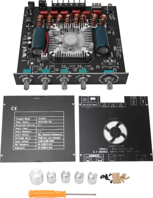 Immagine prodotto di Audio -Amplificatore di potenza 2.1 canali Bluetooth -Scheda -Modulo -AMP per il computer portatile -PC