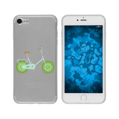 Produktbild von PhoneNatic Case kompatibel mit Apple iPhone 6s / 6 Silikon-Hülle Bike M1
