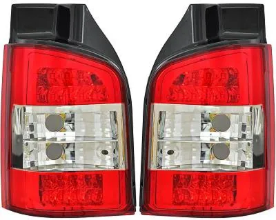 Produktbild von Rückleuchten Set Heckleuchtensatz für VW Transporter V Bus (7HB, 7HJ, 7EB, 7EJ, 7EF, 7EG, 7HF, 7EC) Multivan V (7HM, 7HN, 7HF, 7EF, 7EM, 7EN)