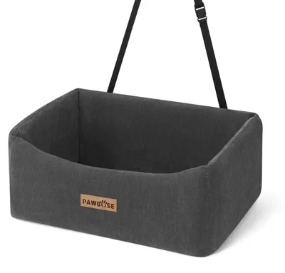 Obrázek produktu pro Autosedačka pro psy, vhodná pro velké psy do 25 kg, šedá barva, omyvatelná