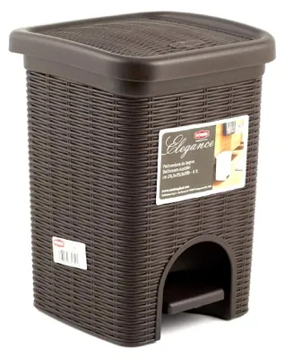 Obrázek produktu pro Odpadkový koš Elegance Chocolate (20,5 x 28 x 20,5 cm)