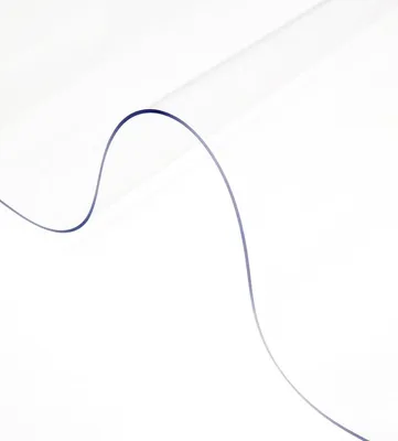 Image de Nappe en PVC 1,5 mm 107 x 213 cm Nappe transparente Bon état