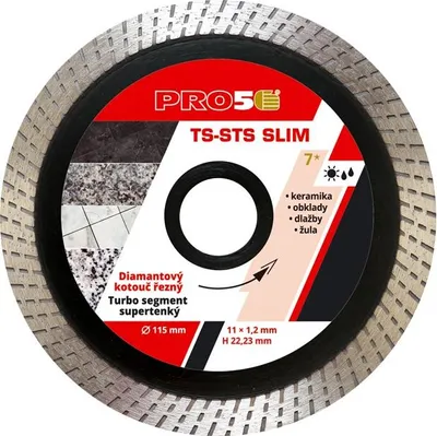 Image de PRO5 | meule diamantée pour carrelage Ø115 mm - jolly edge (turbo)
