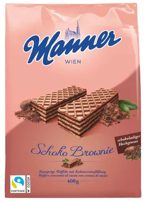 Produktbild von Manner Schoko Brownie Schnitten 400g
