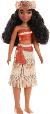 Produktbild von Disney Princess Disney Prinzessin-Spielzeug, Vaiana-Modepuppe mit Accessoires, Modepuppe, Weiblich, 3 Jahr(e), Mädchen, 279,4 mm, 150 g