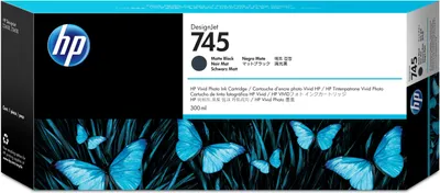 Image de HP 745      Mattschwarz         Tintenpatrone 300ml