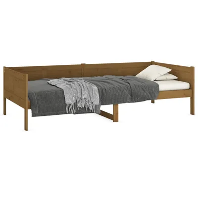 Produktbild von "im Sonderangebot"Bettgestell/Tagesbett - CLORIS - Einzelbett - Honigbraun Massivholz Kiefer 90x190 cm - Einfache Montage -  - NeuMöbel3889100