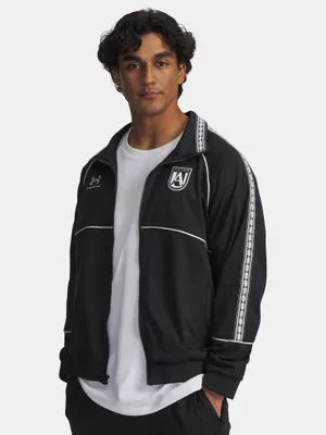Productafbeelding van Under Armour herenjas UA M 96 Terrace, model met ritssluiting, kleur zwart, maat M