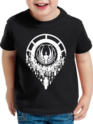 Produktbild von style3 Battlestar Übermacht Kinder T-Shirt galactica raumschiff
