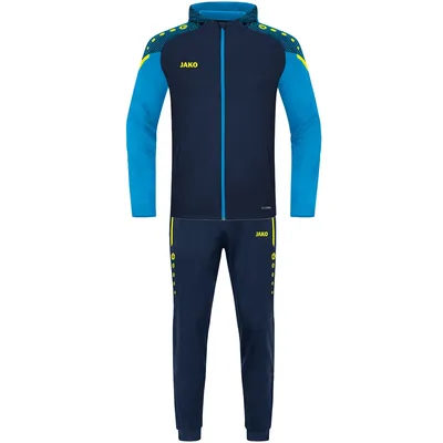 Produktbild von JAKO Unisex Trainingsanzug Polyester Performance mit Kapuze, Farbe:marine/JAKO blau, Größe:S