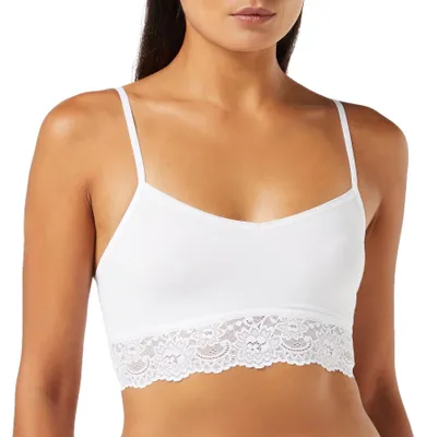 Produktbild von Sloggi Romance Damen BH Bralette Bustier Bügellos Gr. 48 Weiß