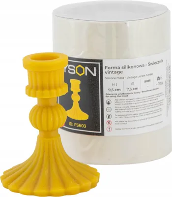 Produktbild von Łysoń Silikonform Vintage Kerzenständer Dekoration