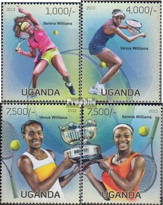 Produktbild von Briefmarken Uganda 2013 Mi 3060-3063 (kompl.Ausg.) postfrisch Tennisspielerinnen
