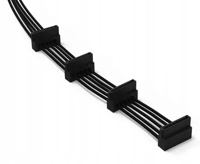Zdjęcie produktu dla be quiet! CS-6740, 0,72 m, 4 x SATA 15-pin, Czarny, Dark Power Pro 8- , Straight Power E9- , Pure Power L8- / Power Zone, RoHS, 86 mm