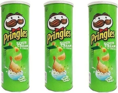 Produktbild von 3x Pringles Sour Cream & Onion Patatine Sauerrahm & Zwiebel 160g Kartoffel chips