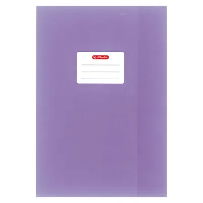 Produktbild von Herlitz Heftschoner DIN A4 geprägt (Bast) PP violett