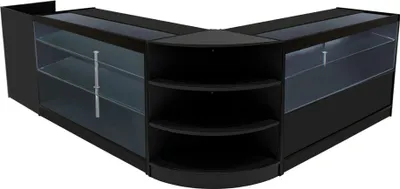 Immagine prodotto di Set di banchi espositivi LED Theia: LM60 + C1500 + K1500 + TB60 – Colore: nero
