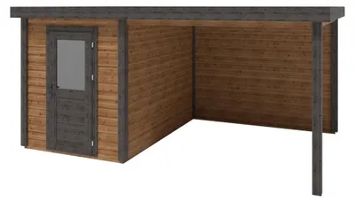 Immagine prodotto di Casetta da giardino in legno Vala 5.06x3.09 m - 15.63 m2 - 28 mm - impregnata
