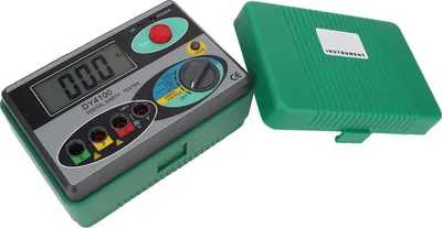 Obrázek produktu pro DY4100 Zemní tester, megaohmmetr, digitální LCD displej, s kufříkem (digitální displej DY4100)