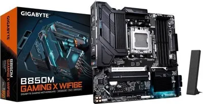 Image de Carte Mère GIGABYTE B850M GAMING X WIFI6E, AMD Ryzen 9000, DDR5 8200MHz (OC), PCIe 5.0, WIFI 6E